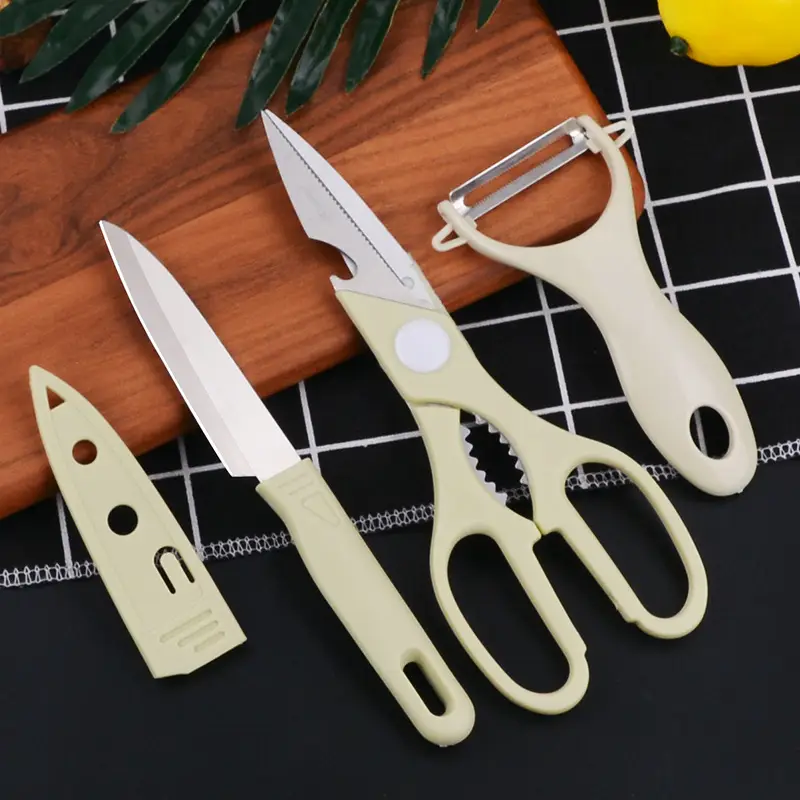 Pink Fruit Knife Set for Students Peeling Melon Knife - Image 7