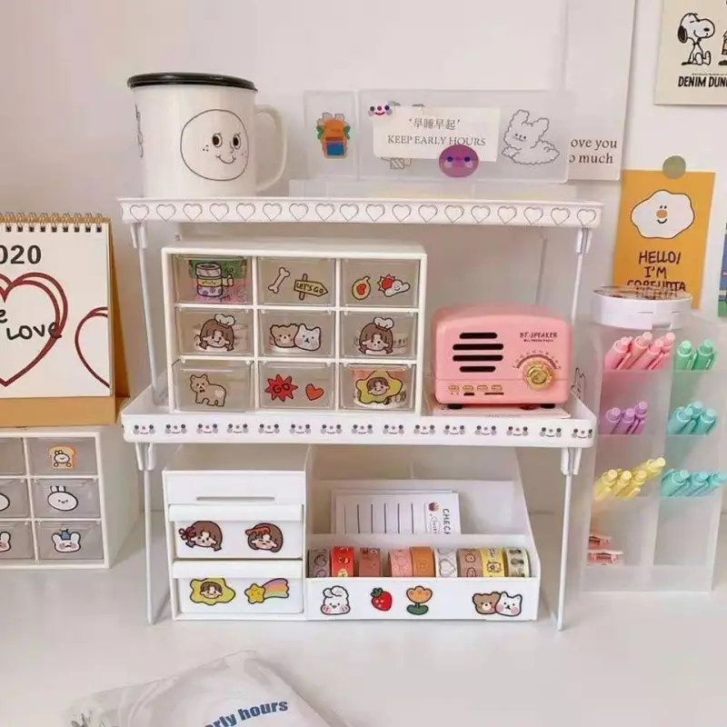 Kids Desk Storage Basket with Drawstring Drawer - Image 9