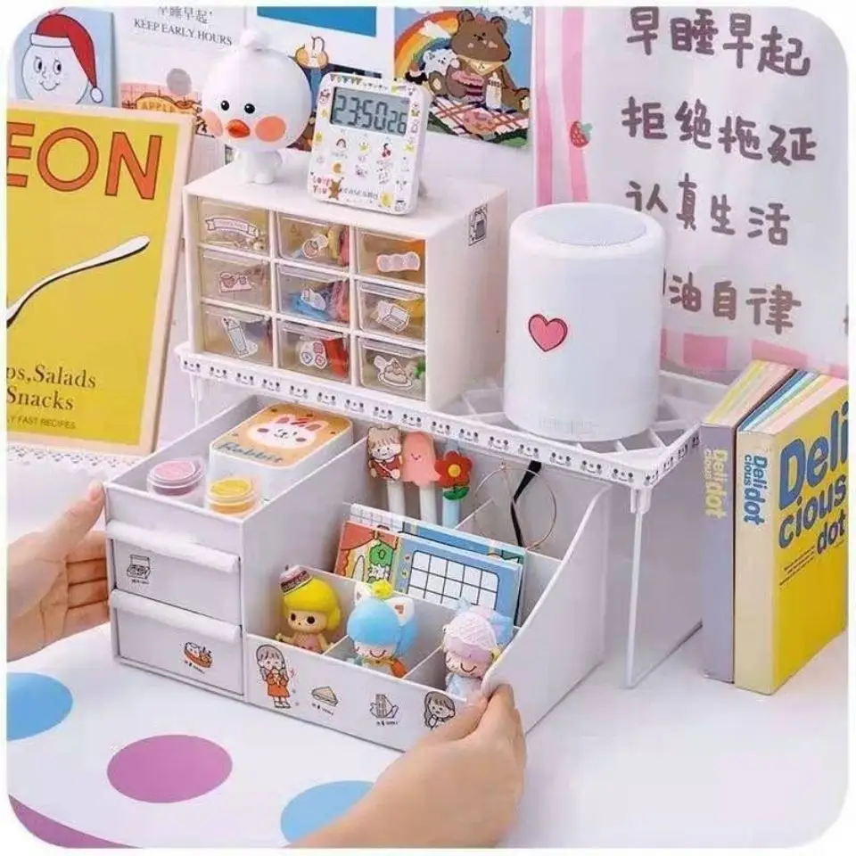 Kids Desk Storage Basket with Drawstring Drawer — feature 7