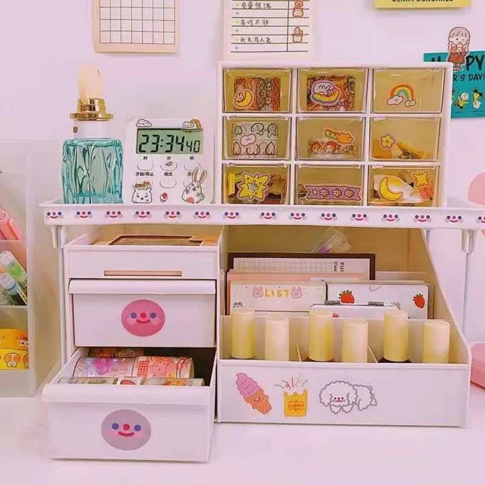 Kids Desk Storage Basket with Drawstring Drawer — feature 8