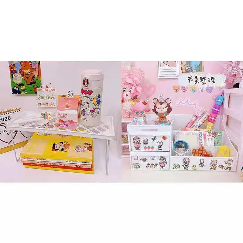 Kids Desk Storage Basket with Drawstring Drawer - Image 2