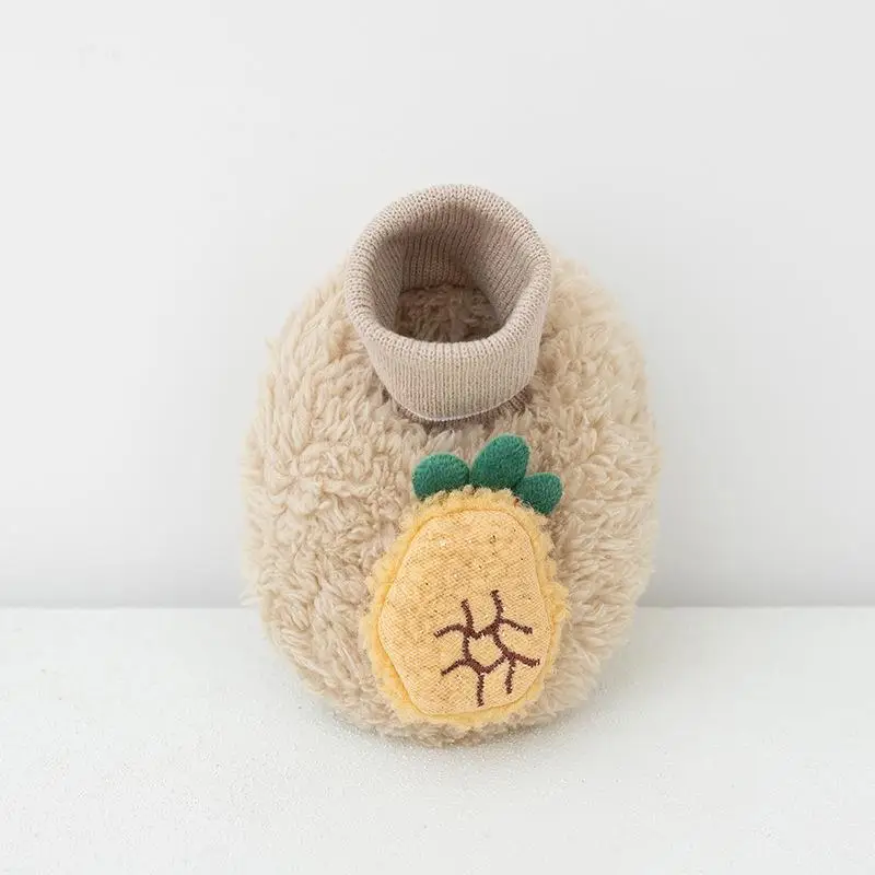 Baby Plush Floor Shoes Winter Warm Cotton for Toddlers