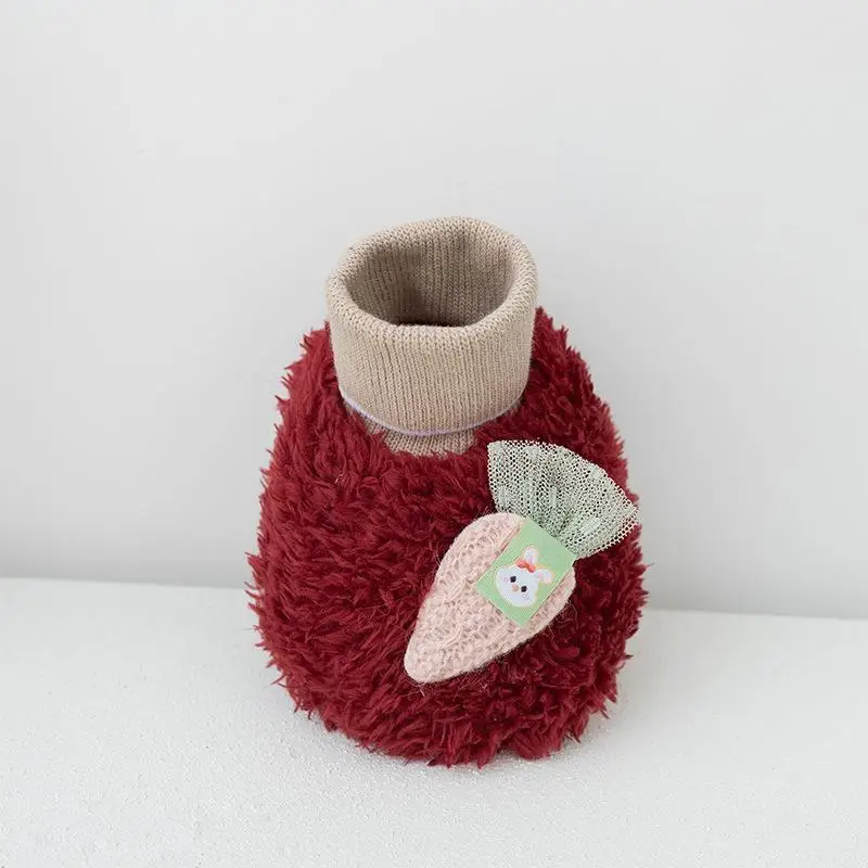 Baby Plush Floor Shoes Winter Warm Cotton for Toddlers