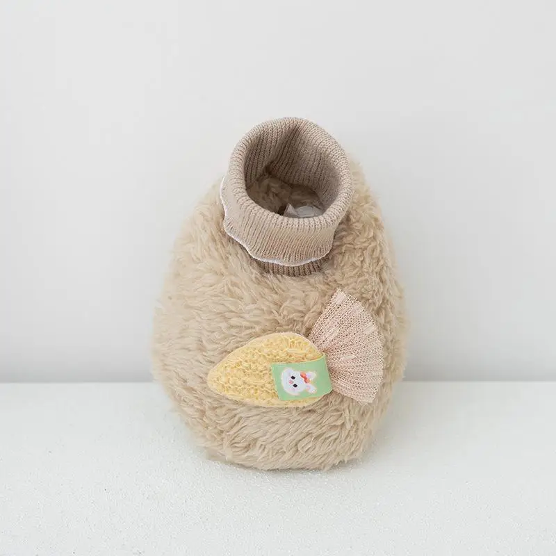 Baby Plush Floor Shoes Winter Warm Cotton for Toddlers