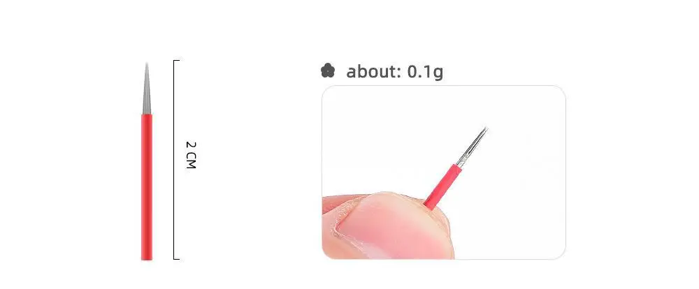 Tattoo Red Needle Fog Eyebrow Tattoo Supplies Semi-manual Round 3 Round 5 Niling Mist Needle Tattoo Tools Other Beauty — feature 13