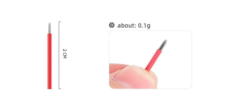 Tattoo Red Needle Fog Eyebrow Tattoo Supplies Semi-manual Round 3 Round 5 Niling Mist Needle Tattoo Tools Other Beauty — feature 15