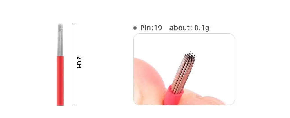 Tattoo Red Needle Fog Eyebrow Tattoo Supplies Semi-manual Round 3 Round 5 Niling Mist Needle Tattoo Tools Other Beauty — feature 17