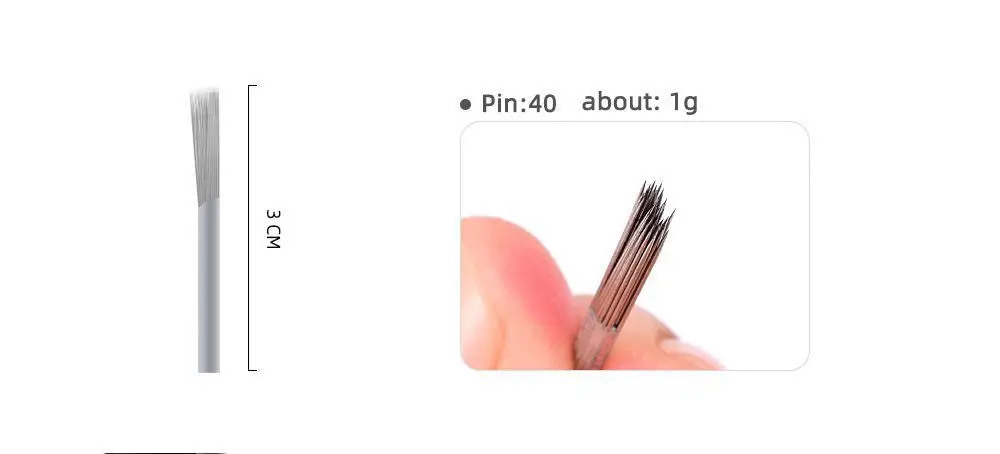 Tattoo Red Needle Fog Eyebrow Tattoo Supplies Semi-manual Round 3 Round 5 Niling Mist Needle Tattoo Tools Other Beauty — feature 19