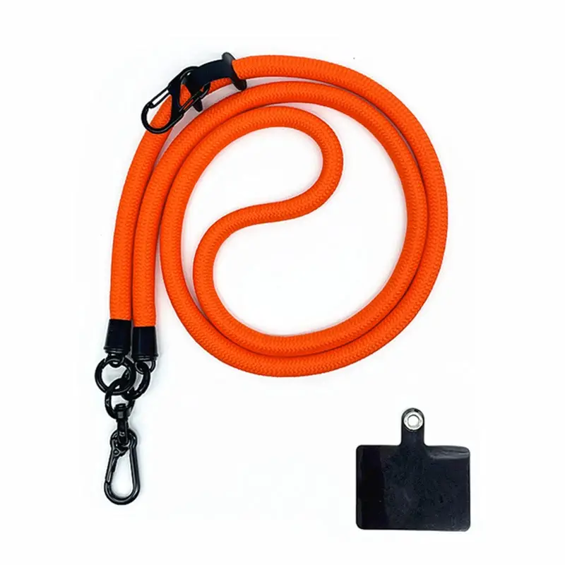 10mm Thick Orange Lanyard Rope for Phones - Image 2