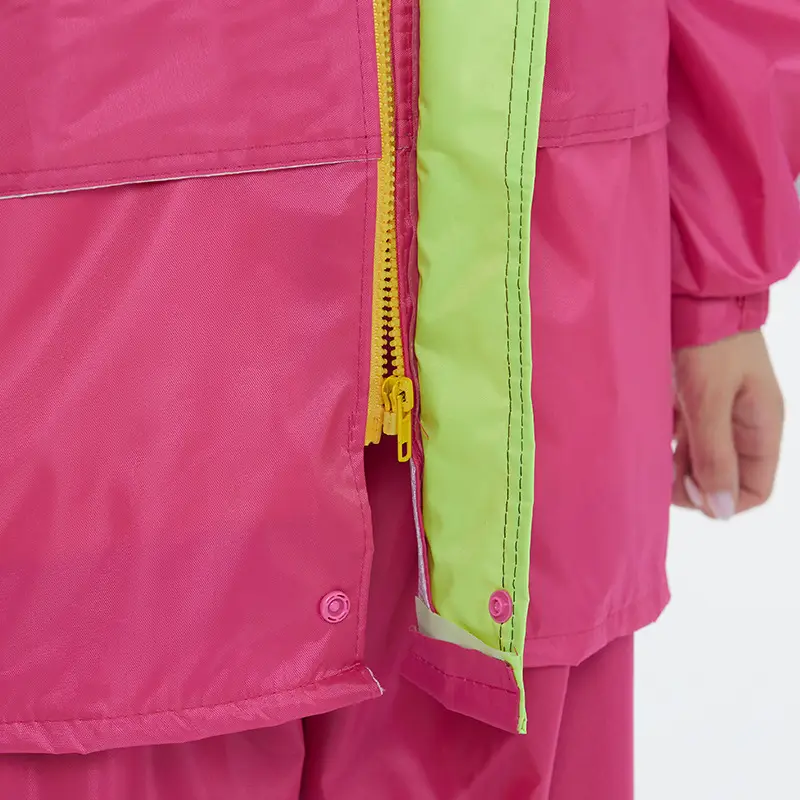 Split Raincoat Pants with Double Bim with Large Pocket - Image 12