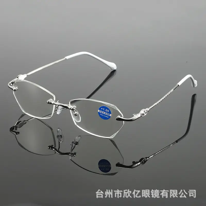 Anti-Blue Light Reading Goggles Women's Fashionable Metal Frame - Image 6