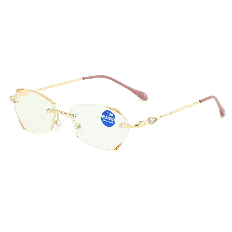 Anti-Blue Light Reading Goggles Women's Fashionable Metal Frame - Image 7
