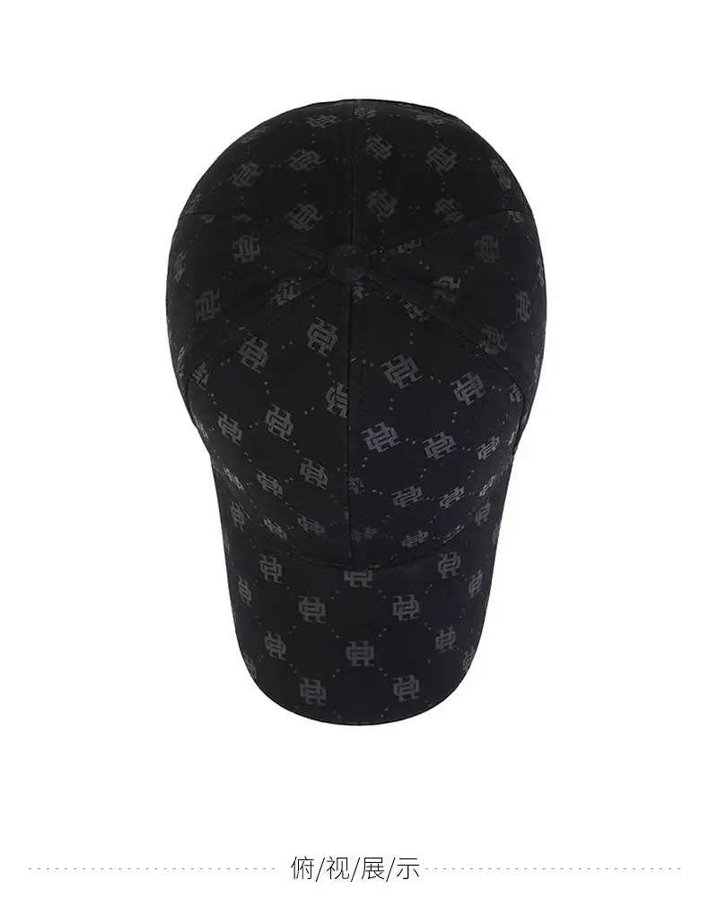 Women Korean Style Black Printed Baseball Cap — feature 9