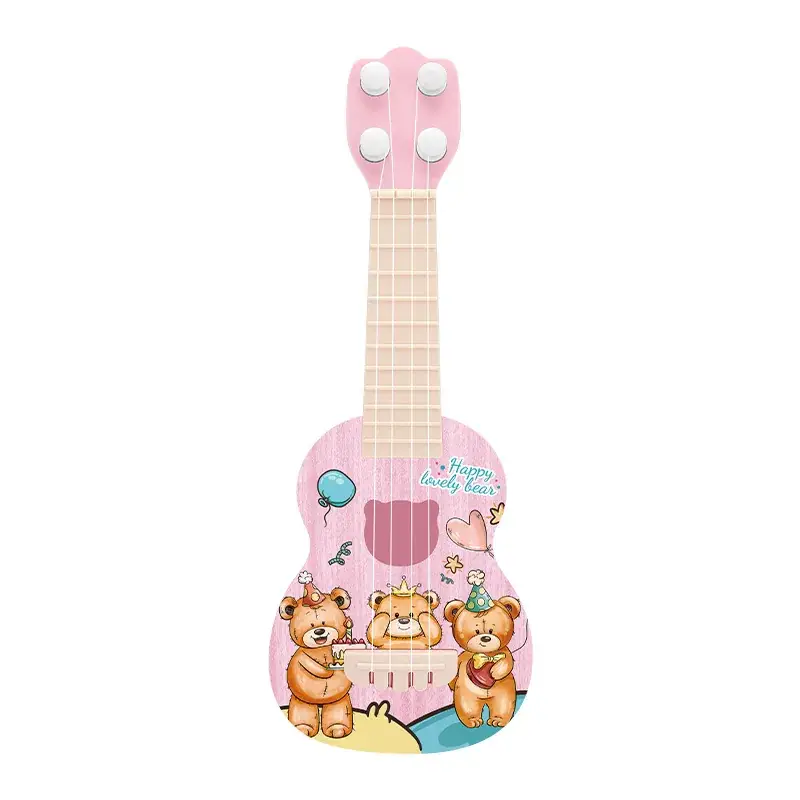 Children's Cartoon Dinosaur Ukulele Toy Musical Instrument - Image 10