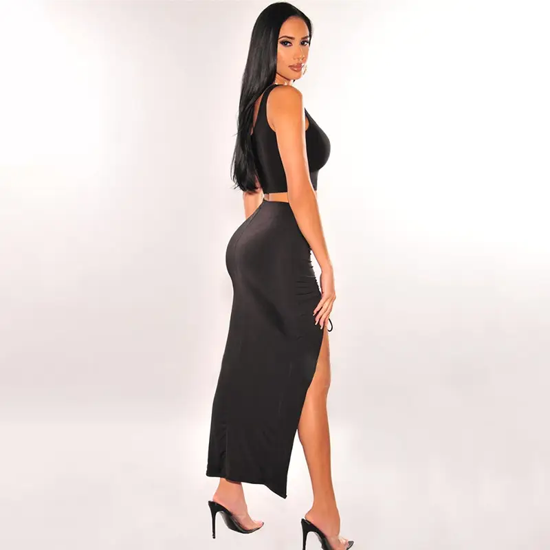 2-Piece Sexy Skirt Suit Brown Slim Fit 2025 - Image 6