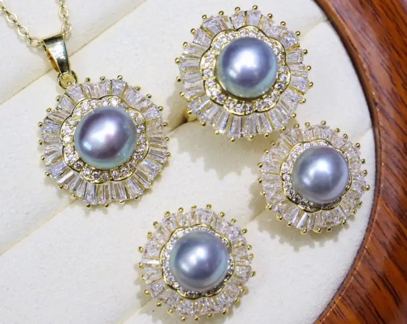 Zhuji Pearl Pendant Necklace Set for Women