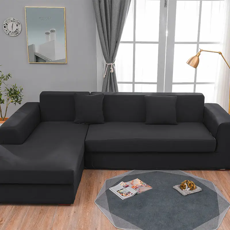 Milk Silk Elastic Sofa Cover All-inclusive High Weight - Image 10