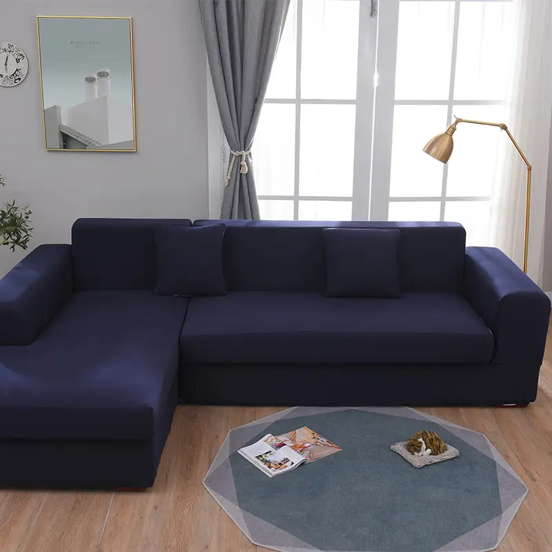Milk Silk Elastic Sofa Cover All-inclusive High Weight - Image 7