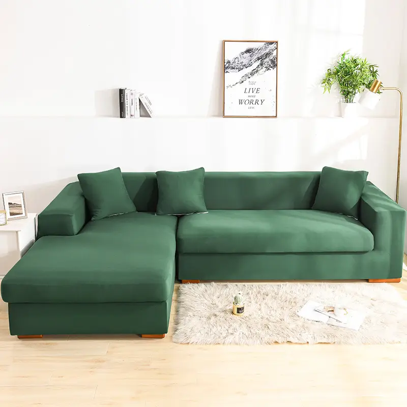 Milk Silk Elastic Sofa Cover All-inclusive High Weight - Image 8