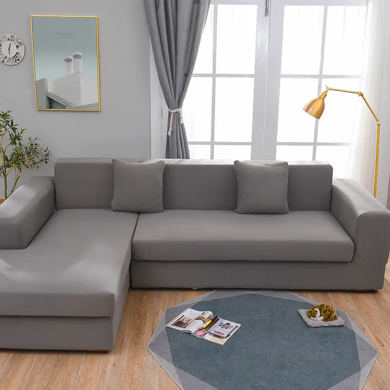 Milk Silk Elastic Sofa Cover All-inclusive High Weight - Image 9