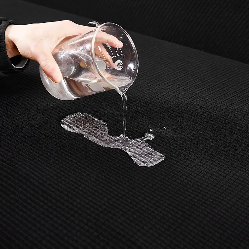 Waterproof Chaise Sofa Cover Black All Season - Image 11