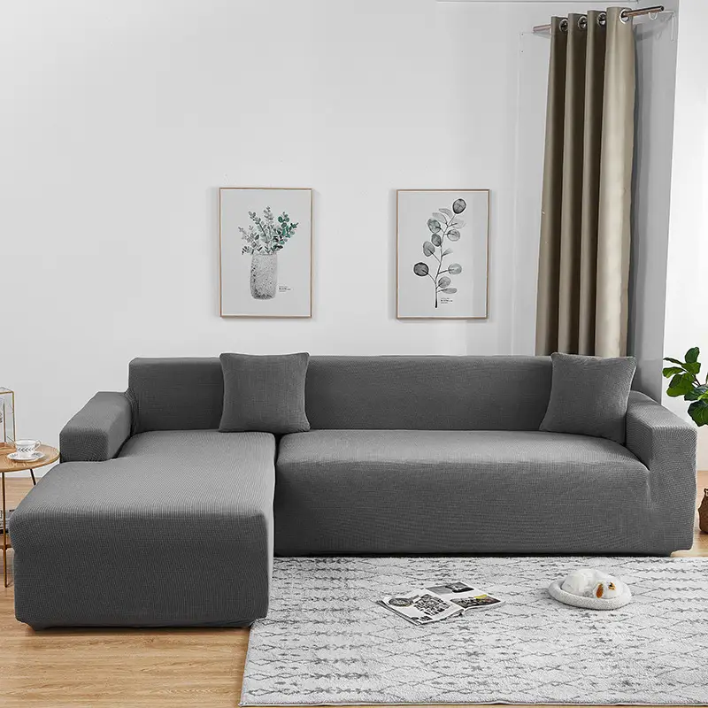 Waterproof Chaise Sofa Cover Black All Season - Image 8