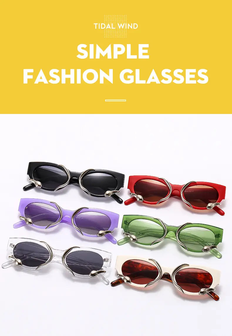 Jennie Same Style Sunglasses White French Style Retro New — feature 5
