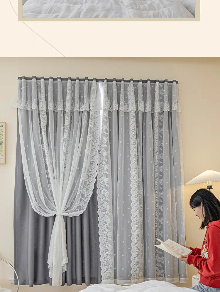 Monet Sky Blue Non-Perforated Curtain Self-Adhesive — feature 22
