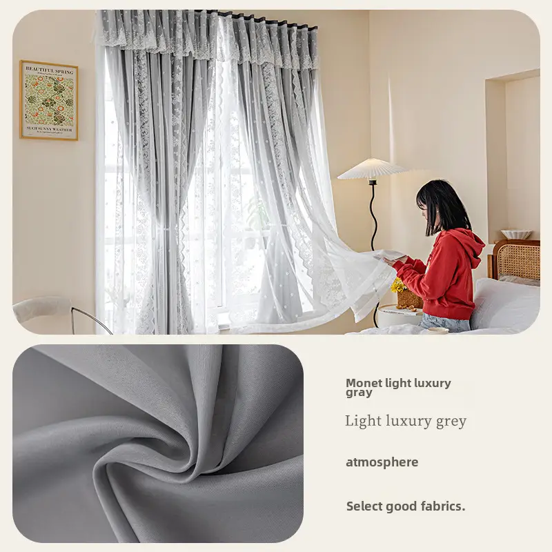 Monet Sky Blue Non-Perforated Curtain Self-Adhesive