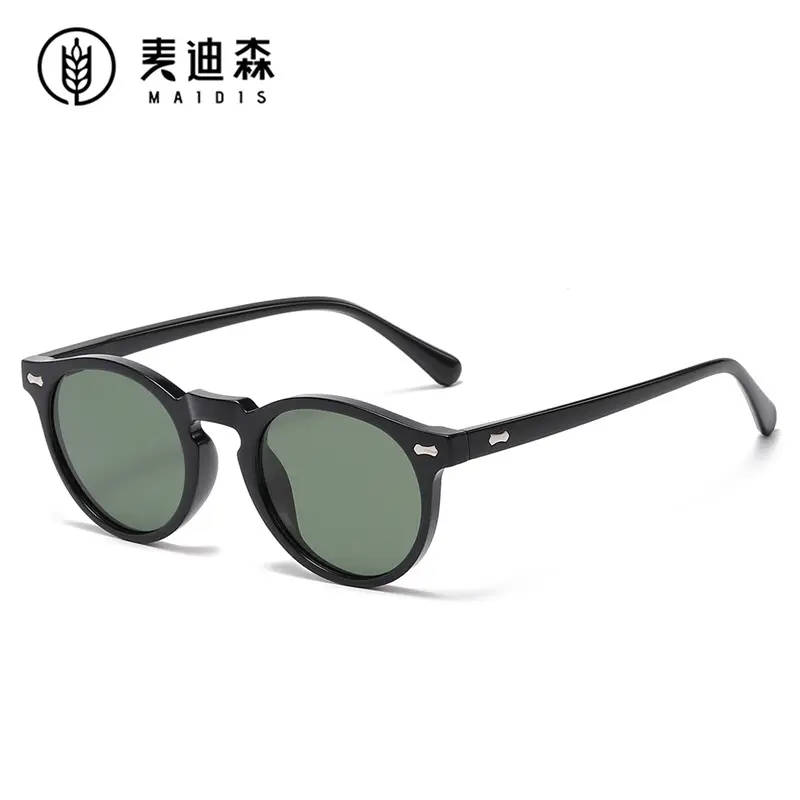 Jett 5115 Artistic Retro Glasses Round Japanese Korean Rice Nail Sunglasses European American Cross-border Polarized Sunglasses - Image 51