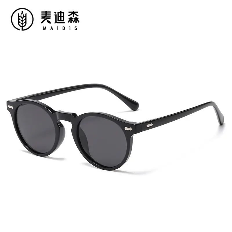 Jett 5115 Artistic Retro Glasses Round Japanese Korean Rice Nail Sunglasses European American Cross-border Polarized Sunglasses - Image 52