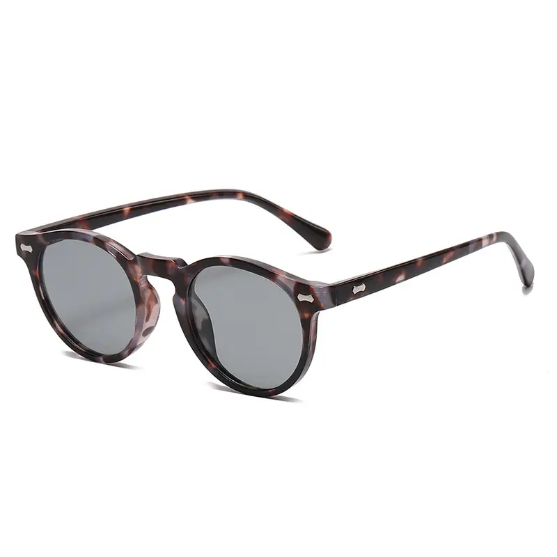 Jett 5115 Artistic Retro Glasses Round Japanese Korean Rice Nail Sunglasses European American Cross-border Polarized Sunglasses - Image 11