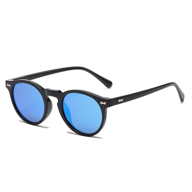 Jett 5115 Artistic Retro Glasses Round Japanese Korean Rice Nail Sunglasses European American Cross-border Polarized Sunglasses - Image 12