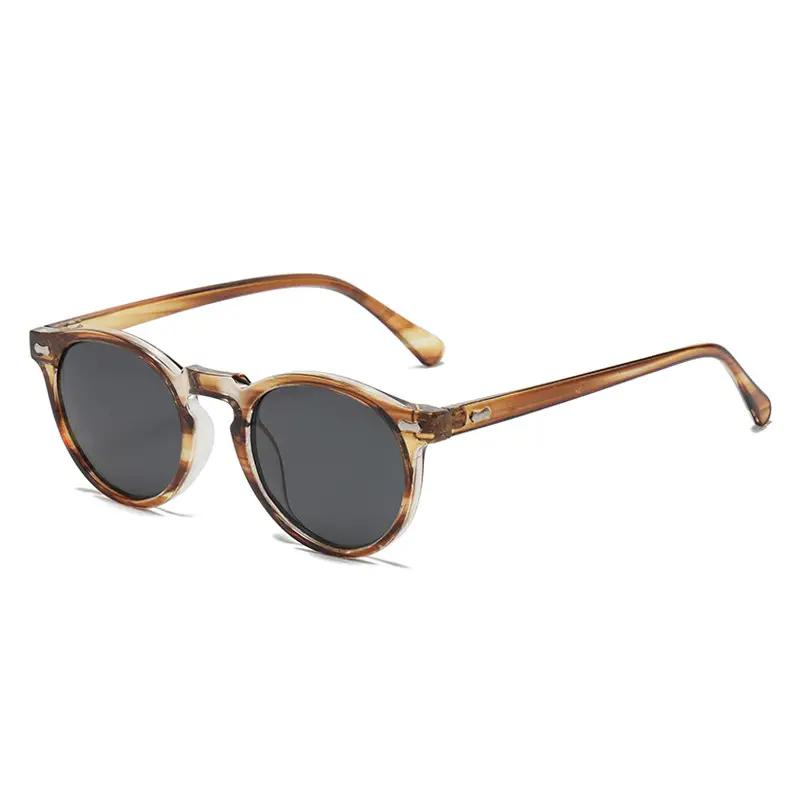 Jett 5115 Artistic Retro Glasses Round Japanese Korean Rice Nail Sunglasses European American Cross-border Polarized Sunglasses - Image 15