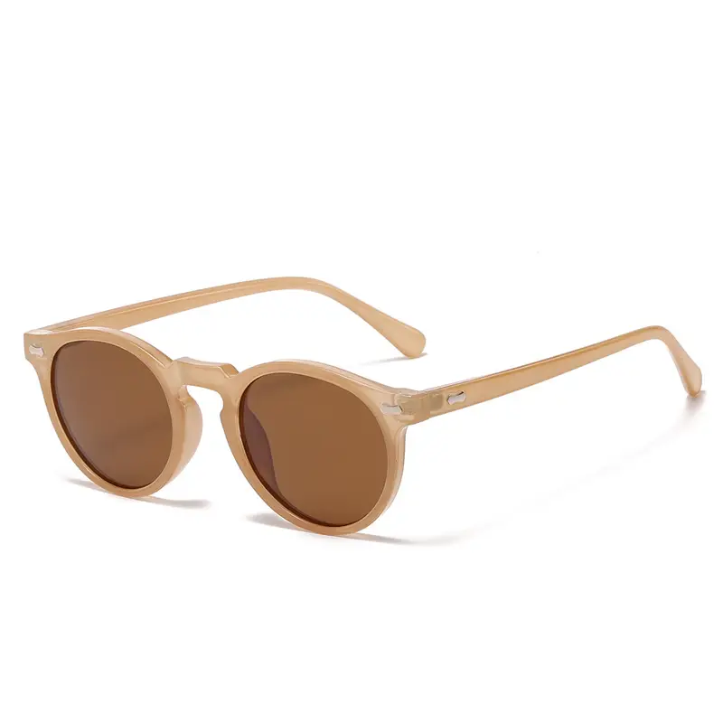 Jett 5115 Artistic Retro Glasses Round Japanese Korean Rice Nail Sunglasses European American Cross-border Polarized Sunglasses - Image 2