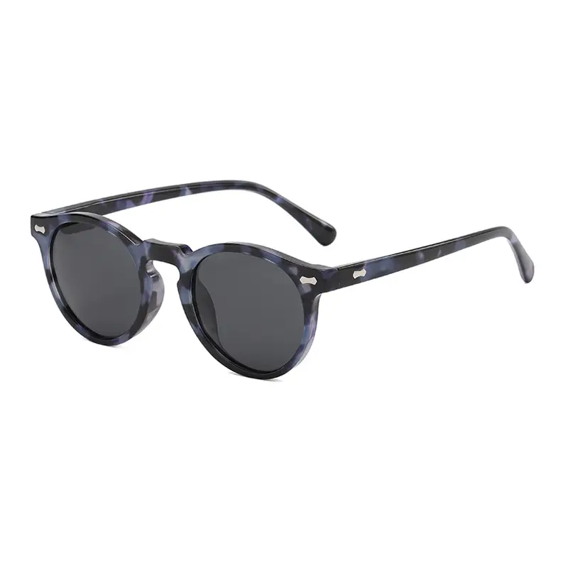 Jett 5115 Artistic Retro Glasses Round Japanese Korean Rice Nail Sunglasses European American Cross-border Polarized Sunglasses - Image 27