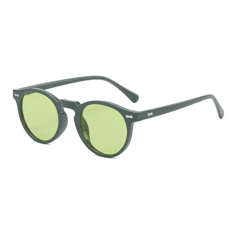 Jett 5115 Artistic Retro Glasses Round Japanese Korean Rice Nail Sunglasses European American Cross-border Polarized Sunglasses - Image 28