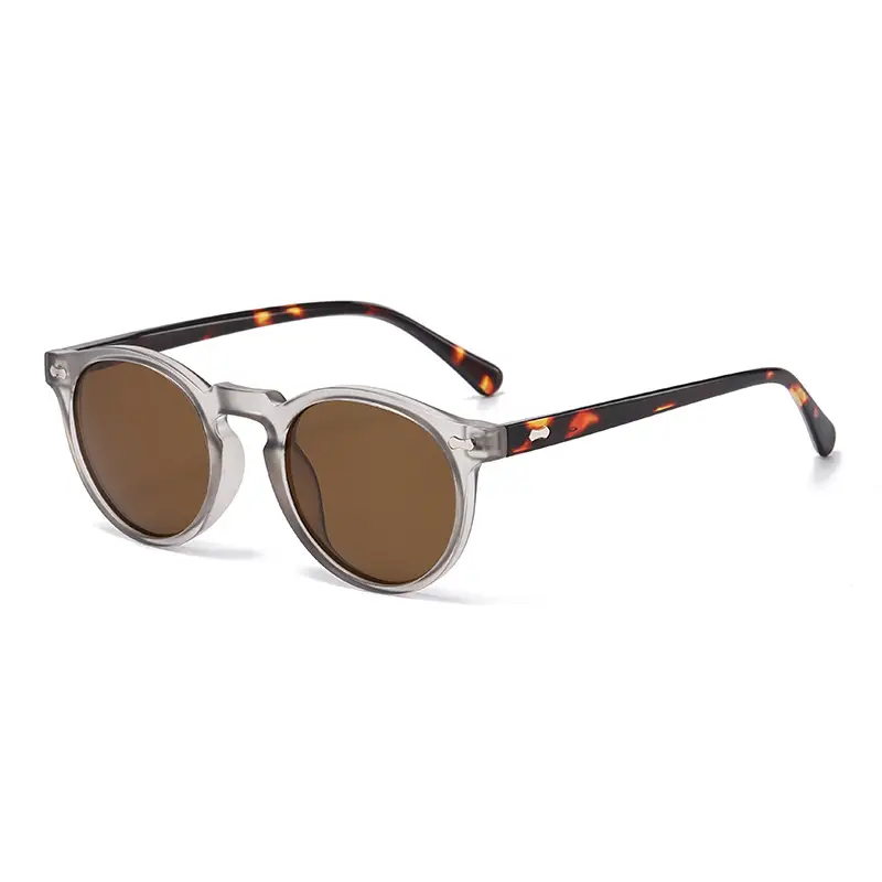 Jett 5115 Artistic Retro Glasses Round Japanese Korean Rice Nail Sunglasses European American Cross-border Polarized Sunglasses - Image 43