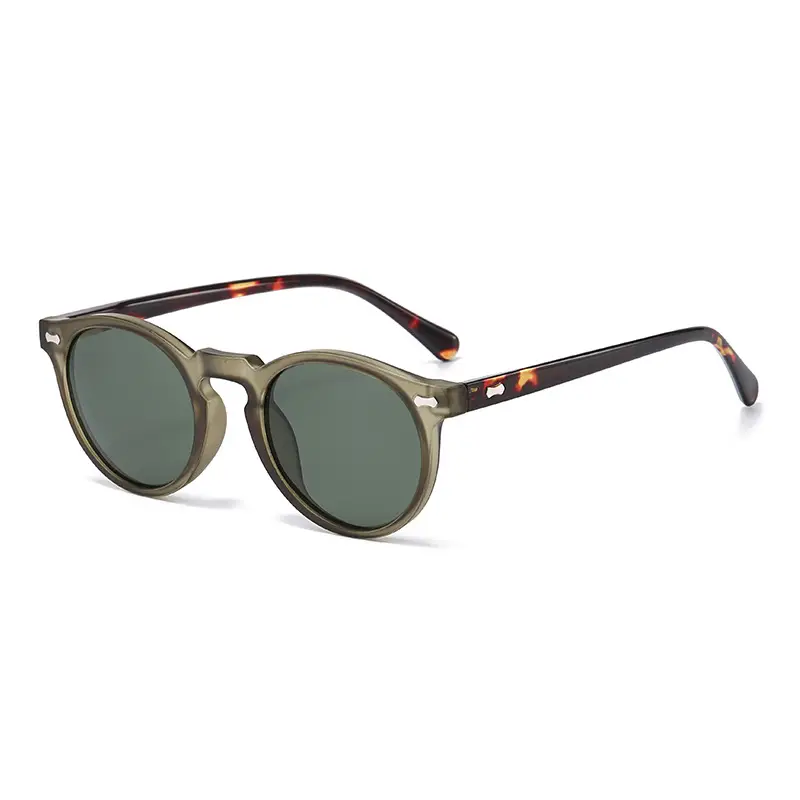 Jett 5115 Artistic Retro Glasses Round Japanese Korean Rice Nail Sunglasses European American Cross-border Polarized Sunglasses - Image 46