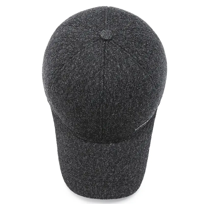Men's Grey Beanie Sunproof Winter Hat