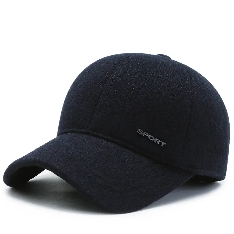 Men's Grey Beanie Sunproof Winter Hat