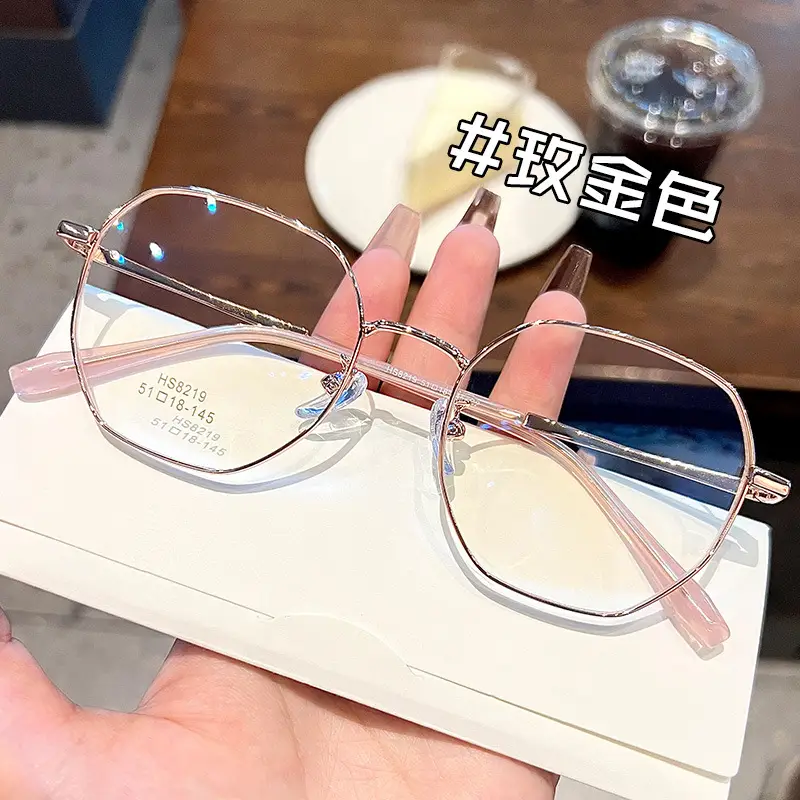 Ultra-Light Polygonal Glasses Frame for Men Women - Image 9