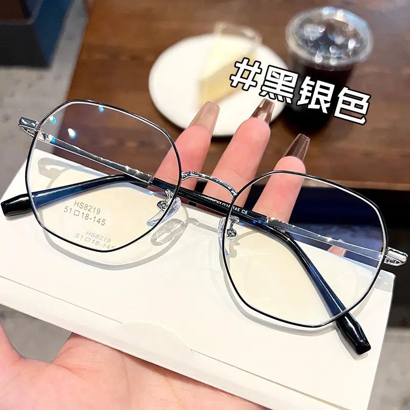 Ultra-Light Polygonal Glasses Frame for Men Women - Image 4