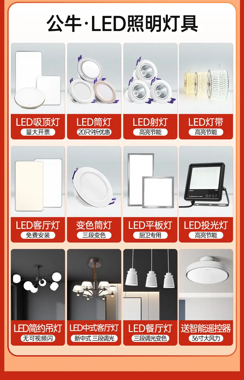 E27 Screw Bulb Lamp for Home Office Lighting — feature 12