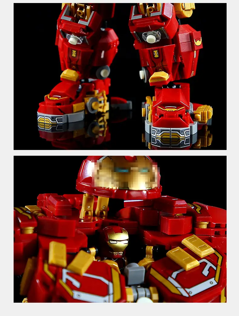 Compatible with Lego steel mecha puzzle assembled building blocks man revenge hero children Boy Toy model cross-border — feature 14
