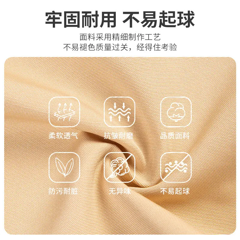 Korean Style Waterproof Apron Orange Gray Workwear - Image 13