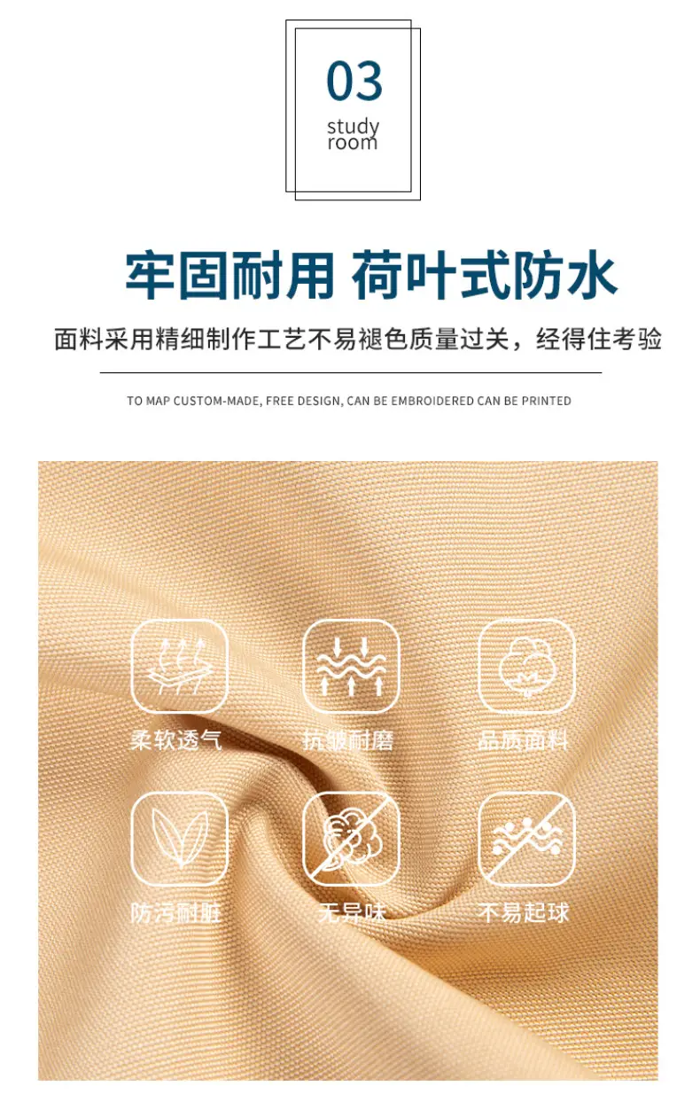 Korean Style Waterproof Apron Orange Gray Workwear — feature 7
