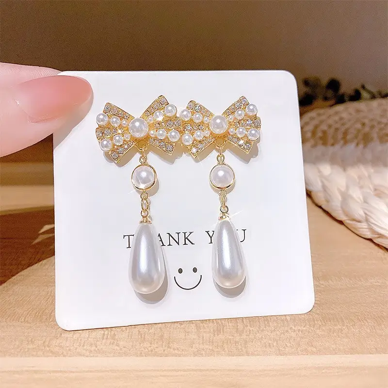 S925 Silver Butterfly Tassel Earrings with Full Diamond Design - Image 27