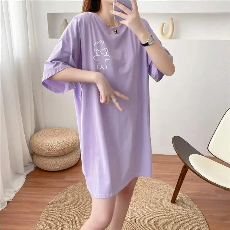 Maternity T-Shirt for Breastfeeding Women Summer Loose Fit — feature 12
