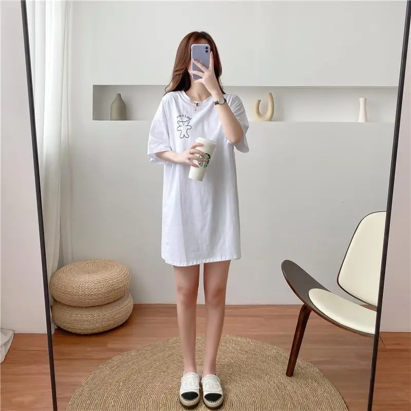 Maternity T-Shirt for Breastfeeding Women Summer Loose Fit — feature 16